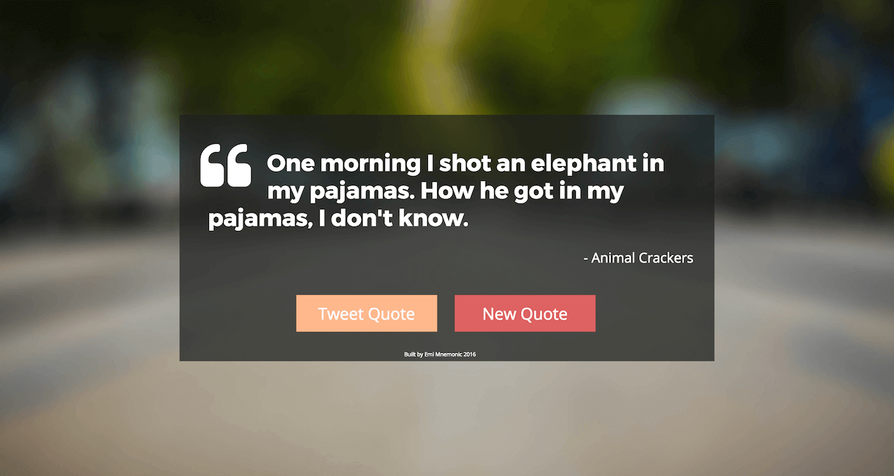 Random movie quote machine